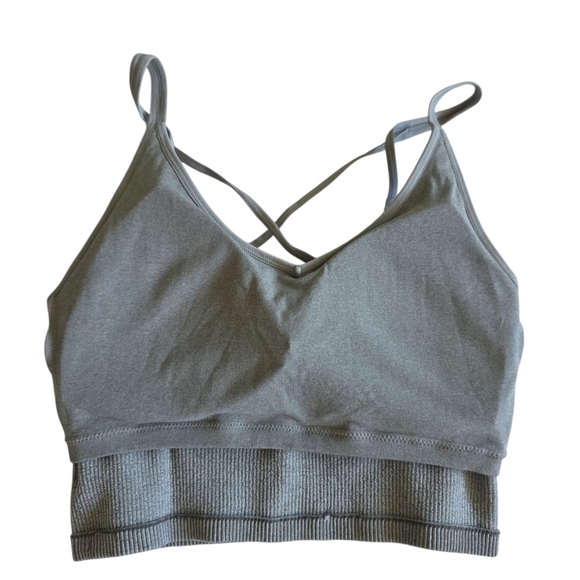 Lemon Gray Bandeau Intimates Seamless Comfort - Picture 3 of 5